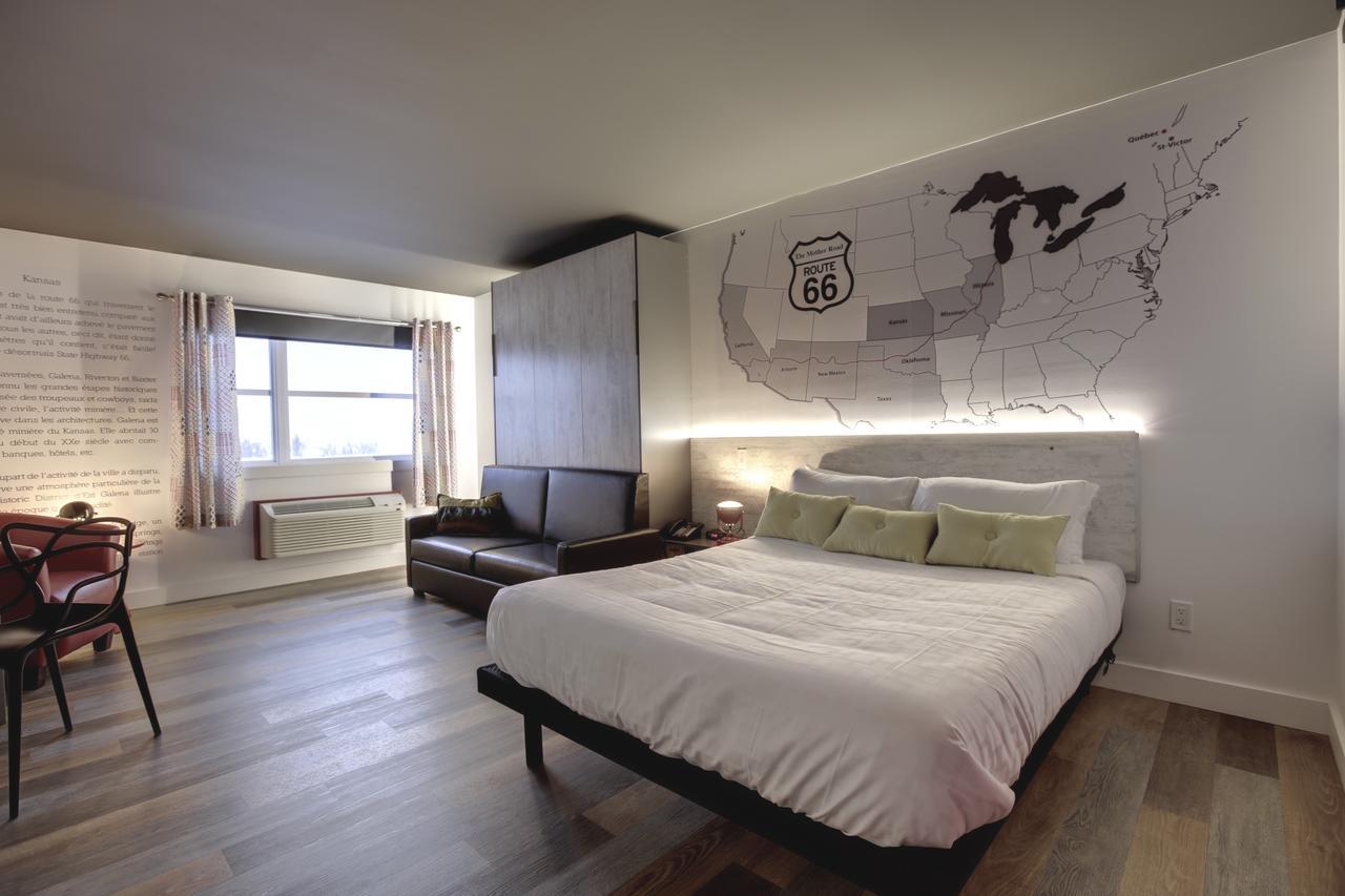 Hotel Historique Et Manoir Route 66 Saint-Victor 外观 照片